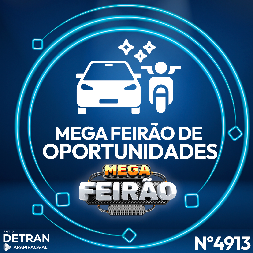 Leilão 4913 – Mega Feirão de Veículos Reintegrados de Instituições Financeiras