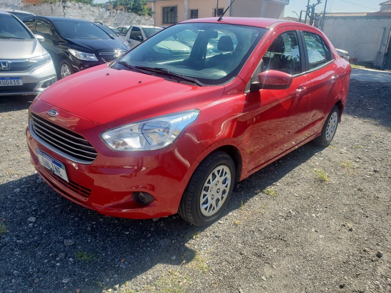 Ford Ka SE 1.0 Sedan 2018 – Vermelho – Álcool/Gasolina – Funcionando