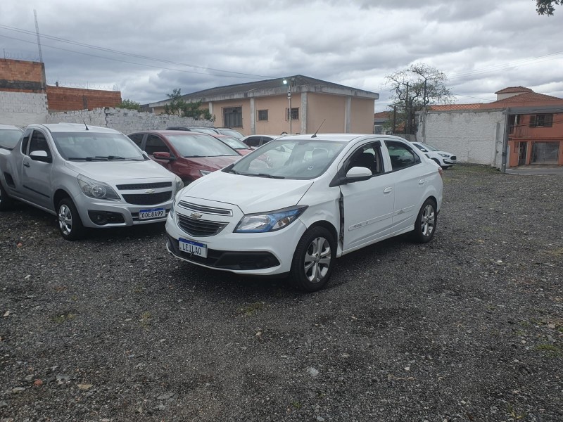 Chevrolet Prisma 1.0 MT LT 2013/2014 – Branco – Flex (Álcool/Gasolina) + GNV – Funcionando