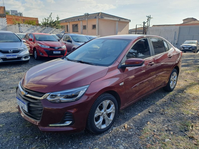  Chevrolet Onix Plus 1.0 Turbo Automático (LT) 2019/2020 – Vermelho – Flex (Álcool/Gasolina) – Funcionando